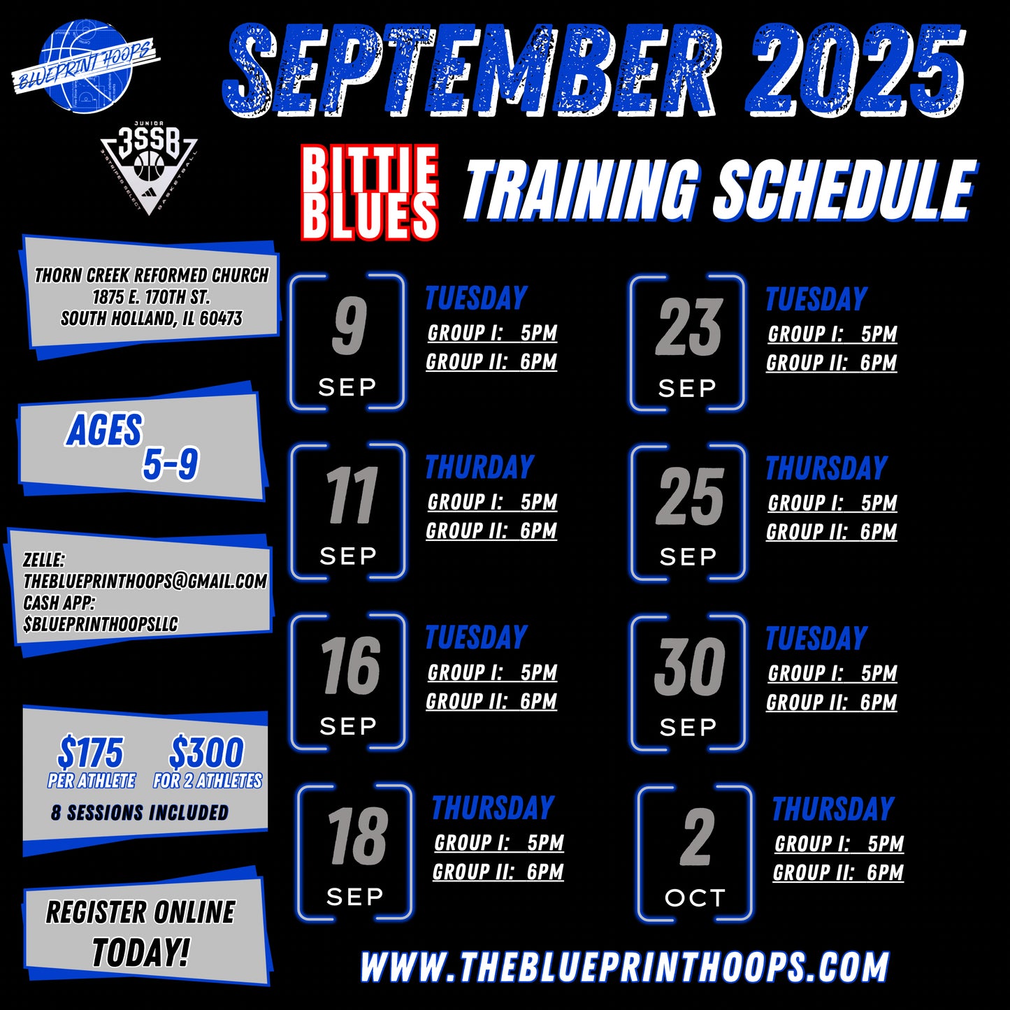 BITTIE BLUES - SEPTEMBER 2025