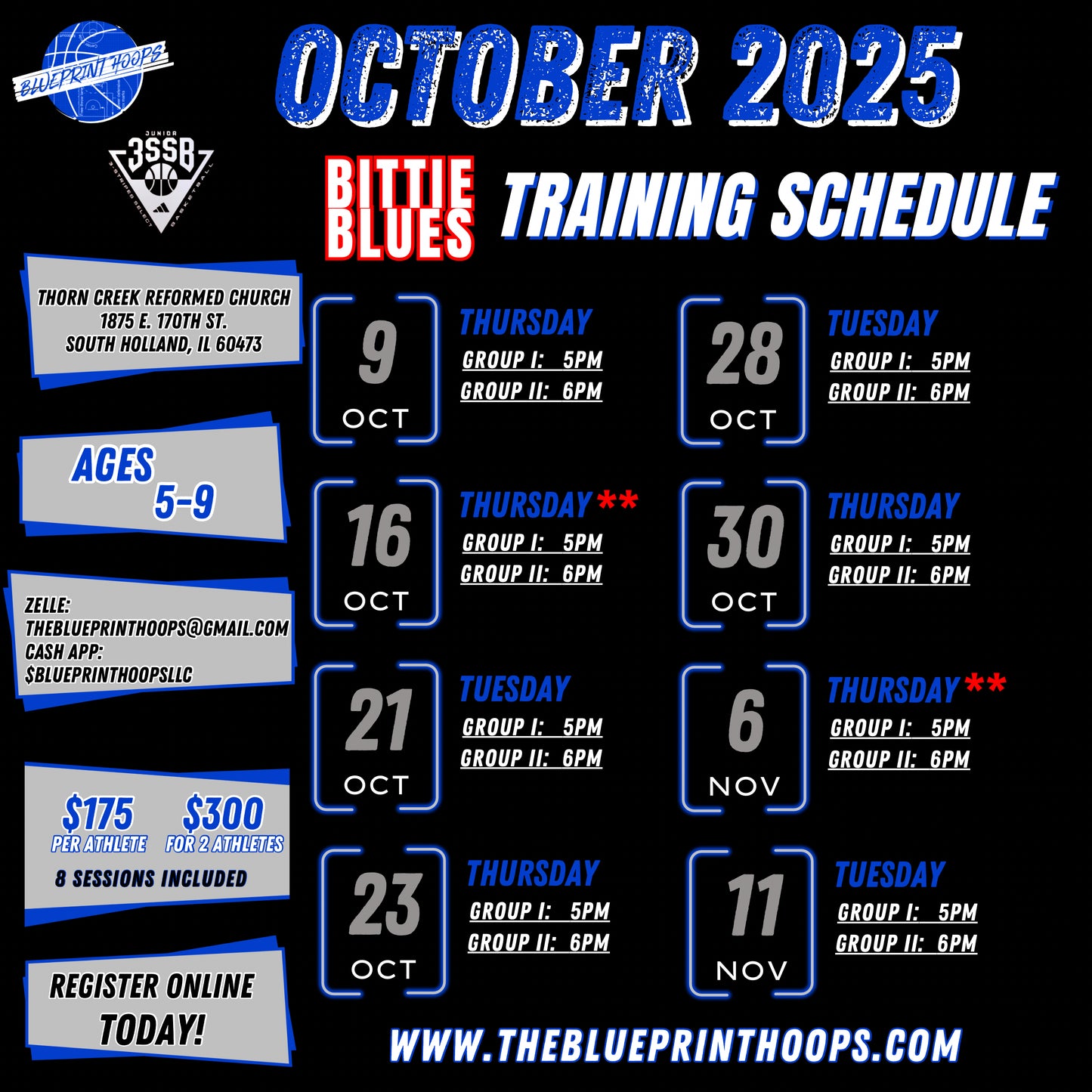 BITTIE BLUES - OCTOBER 2025
